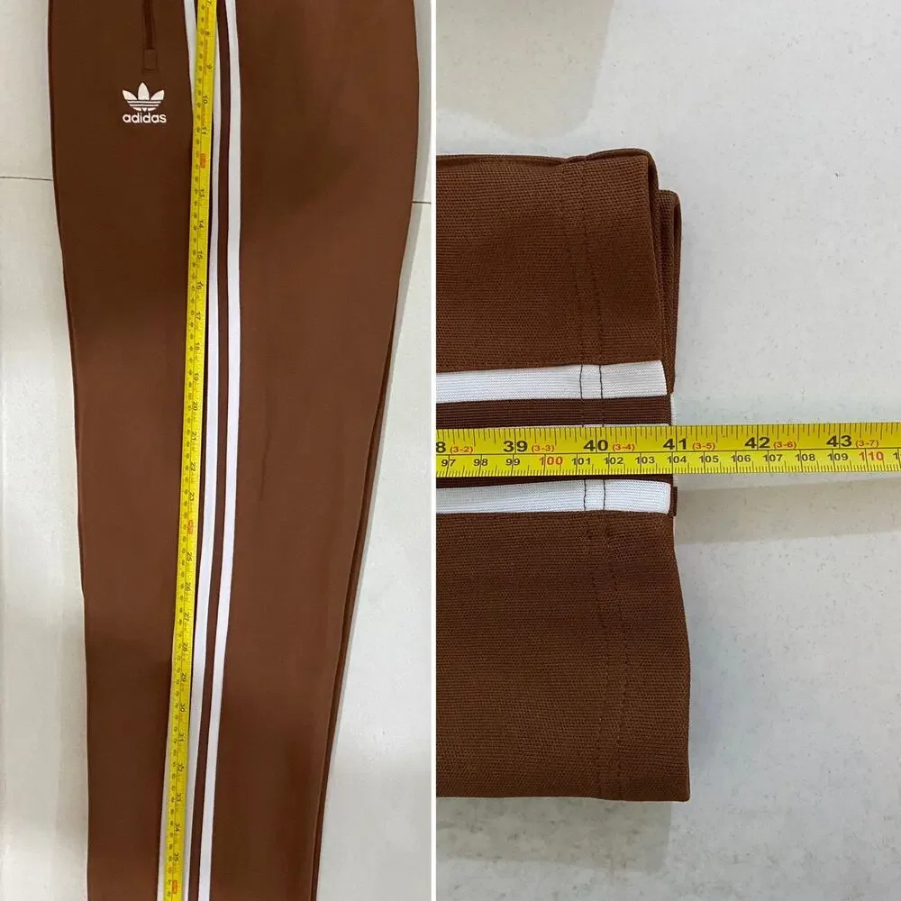 Adidas Originals Beckenbauer Tracksuit Preloved Brown White Size XL